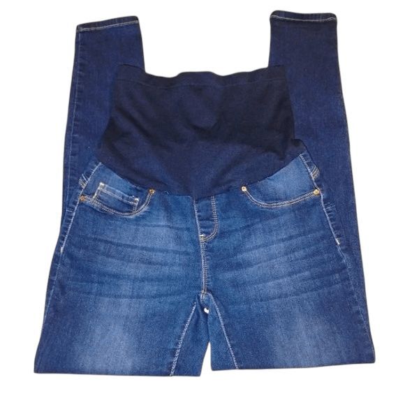 9th & Main Over the‎ Belly Stretchy Maternity Skinny Jeans Size M - Picture 1 of 9